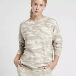 FREE SHIP | NWT Athleta Matching Set Balance Sweat. Camo Sand. Size Med
